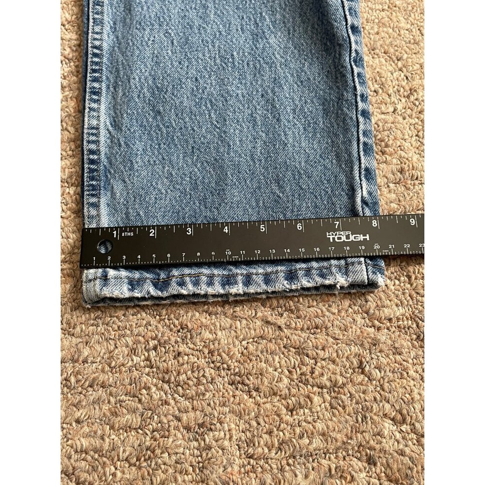 Vintage Lee Jeans Mens 31x30 Straight Leg Light Wash 90s - Picture 8 of 8